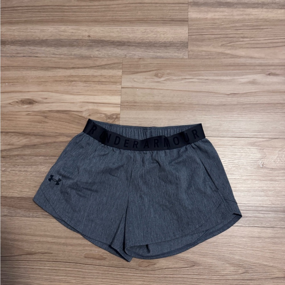 Under Armour Womens UA Play Up 3.0 Twist Shorts Gray